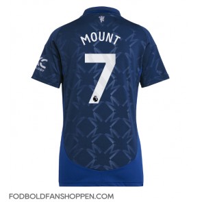 Manchester United Mason Mount #7 Udebanetrøje Dame 2024-25 Kortærmet